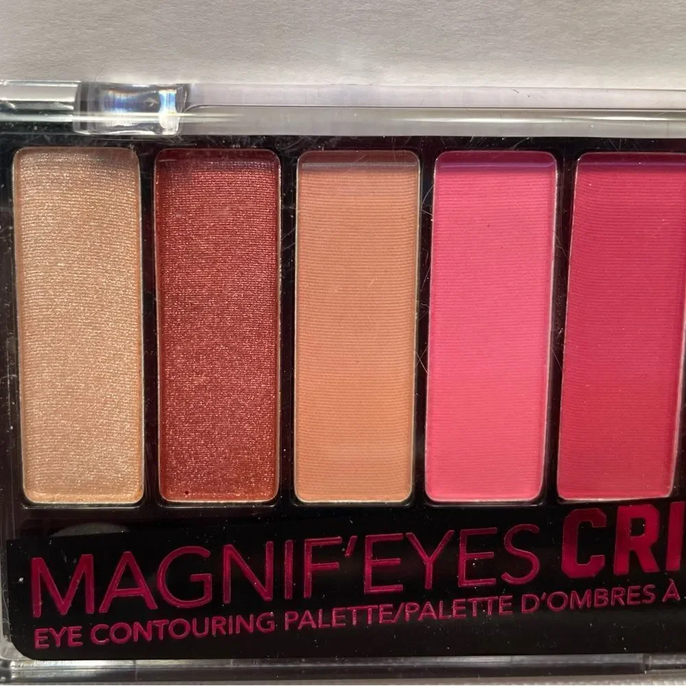 EYESHADOW BUNDLE OF 2 NWT RIMMEL LONDON MAGNIFEYES EYESHADOW PALETTE CRIMSON 007